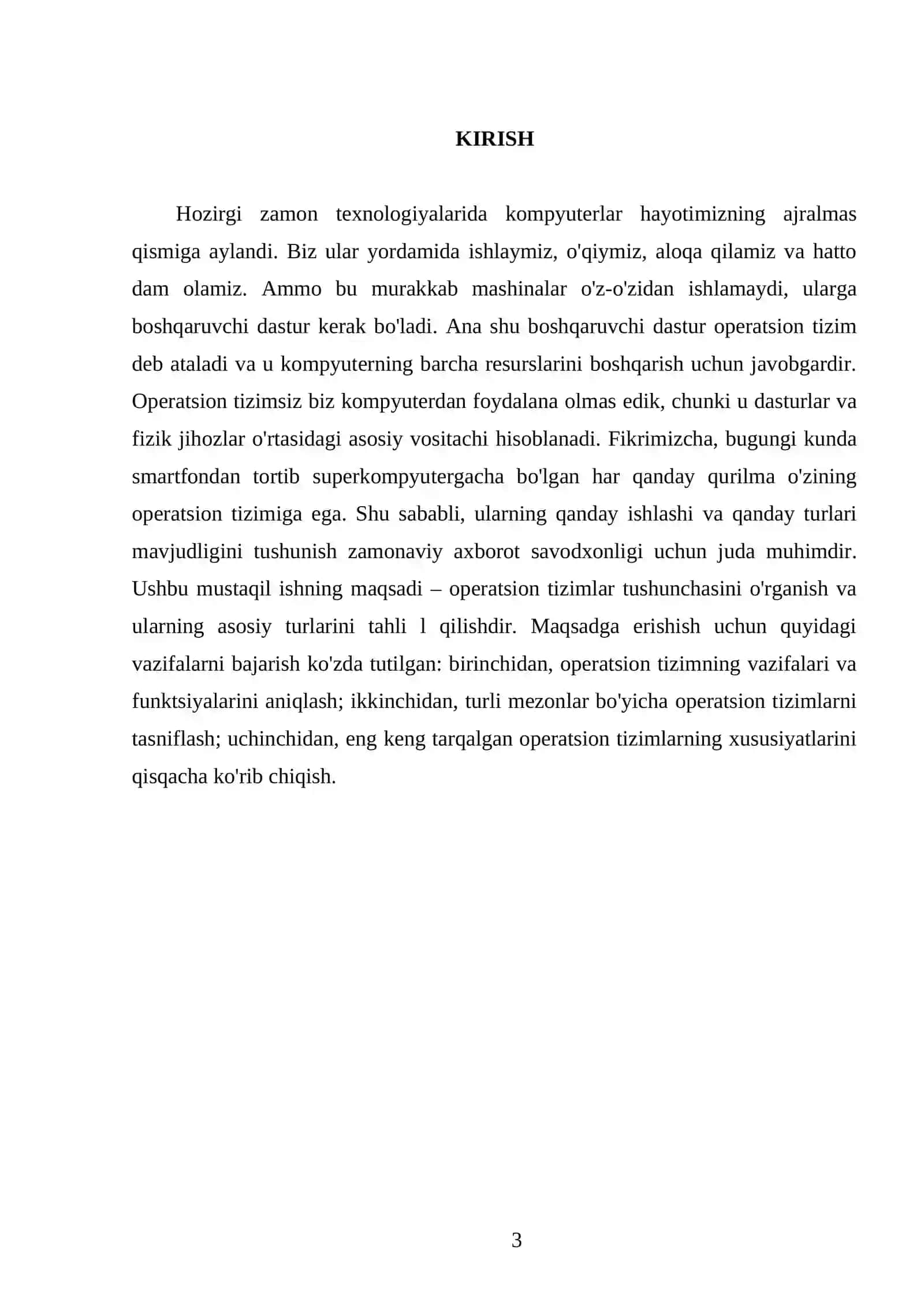 Operatsion tizimlar va ularning turlari 3
