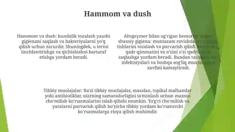 Bemorlarni Shaxsiy Gigiyenasi Va Tibbiy Muolajalarini Amalga Oshirish 3