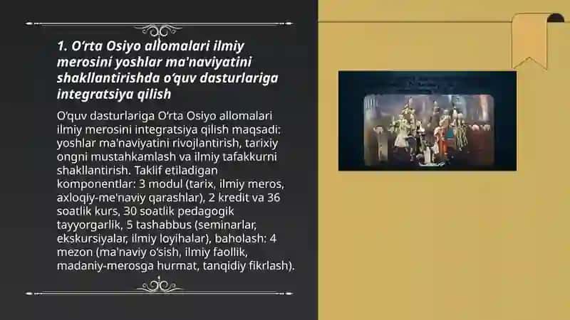 O‘rta Osiyo allomalari ilmiy merosining yoshlarni tarbiyalashdagi roli 3