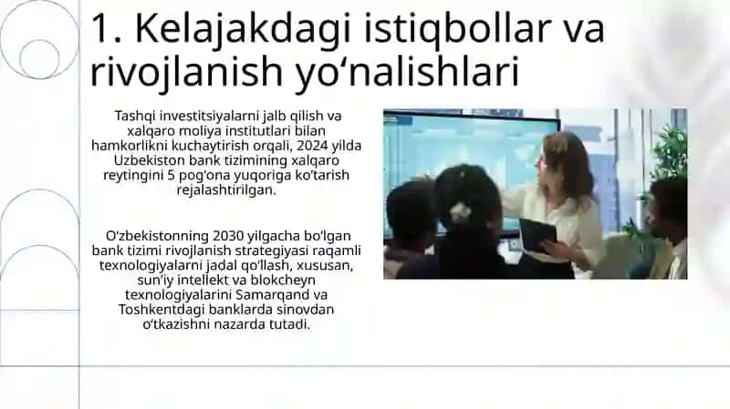 O‘zbekiston Respublikasida bank tiziminingshakllanishi va rivojlanishi 3