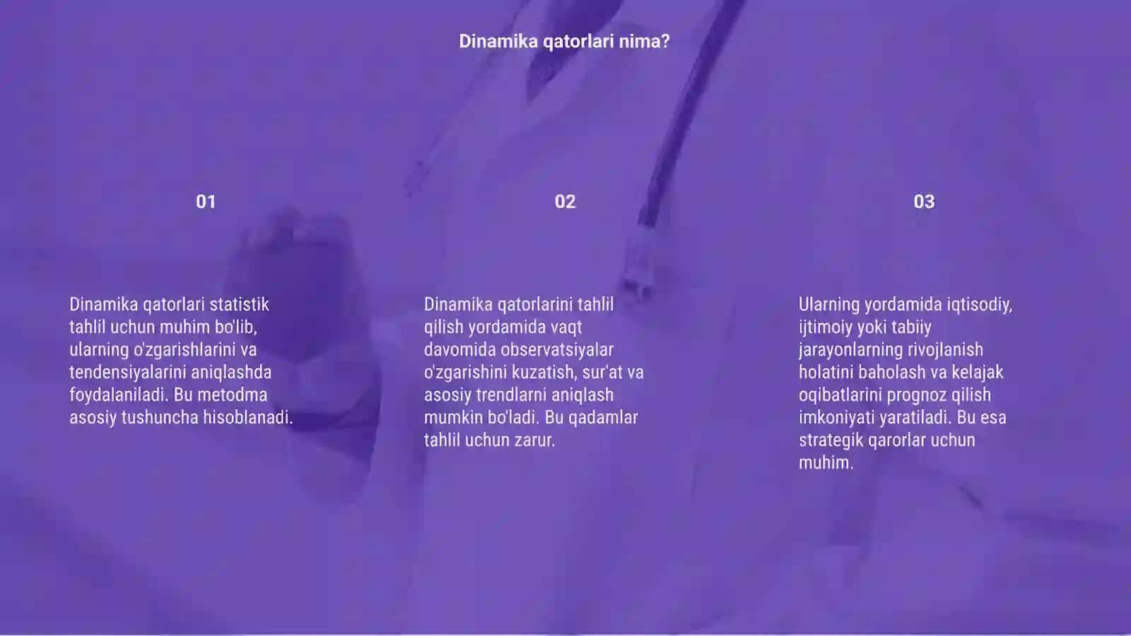 Dinamika qatorlari va ularning tahlili 3