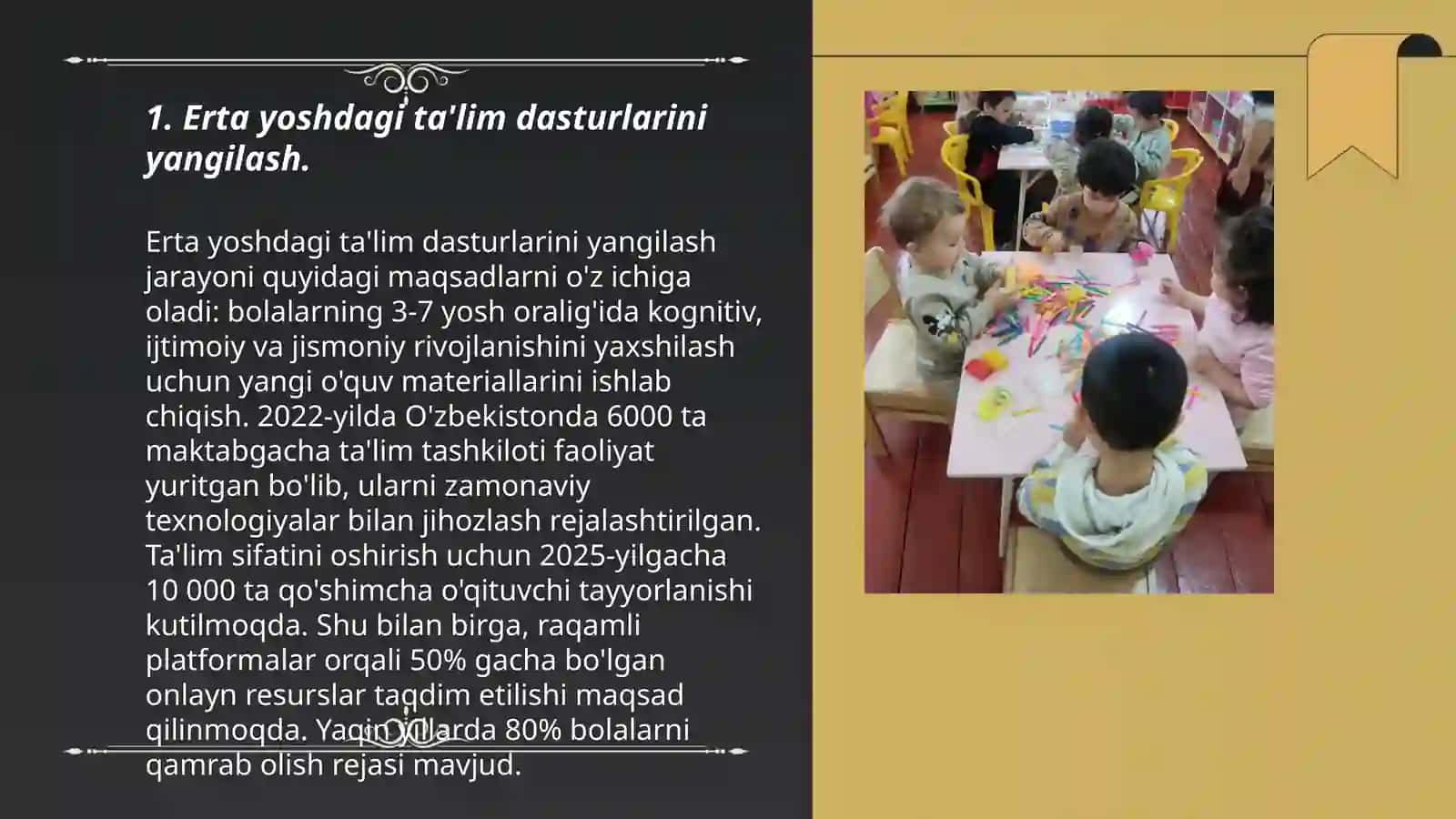 Erta yoshdagi ta'lim dasturlarini yangilash 3