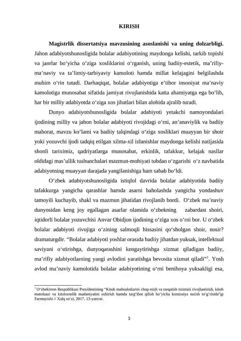 ANVAR OBIDJON SHE’RIYATIDA MUMTOZ AN’ANALAR 3