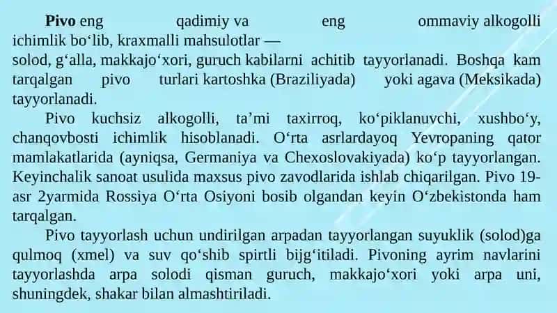 Pivoni tahlil qilish 3