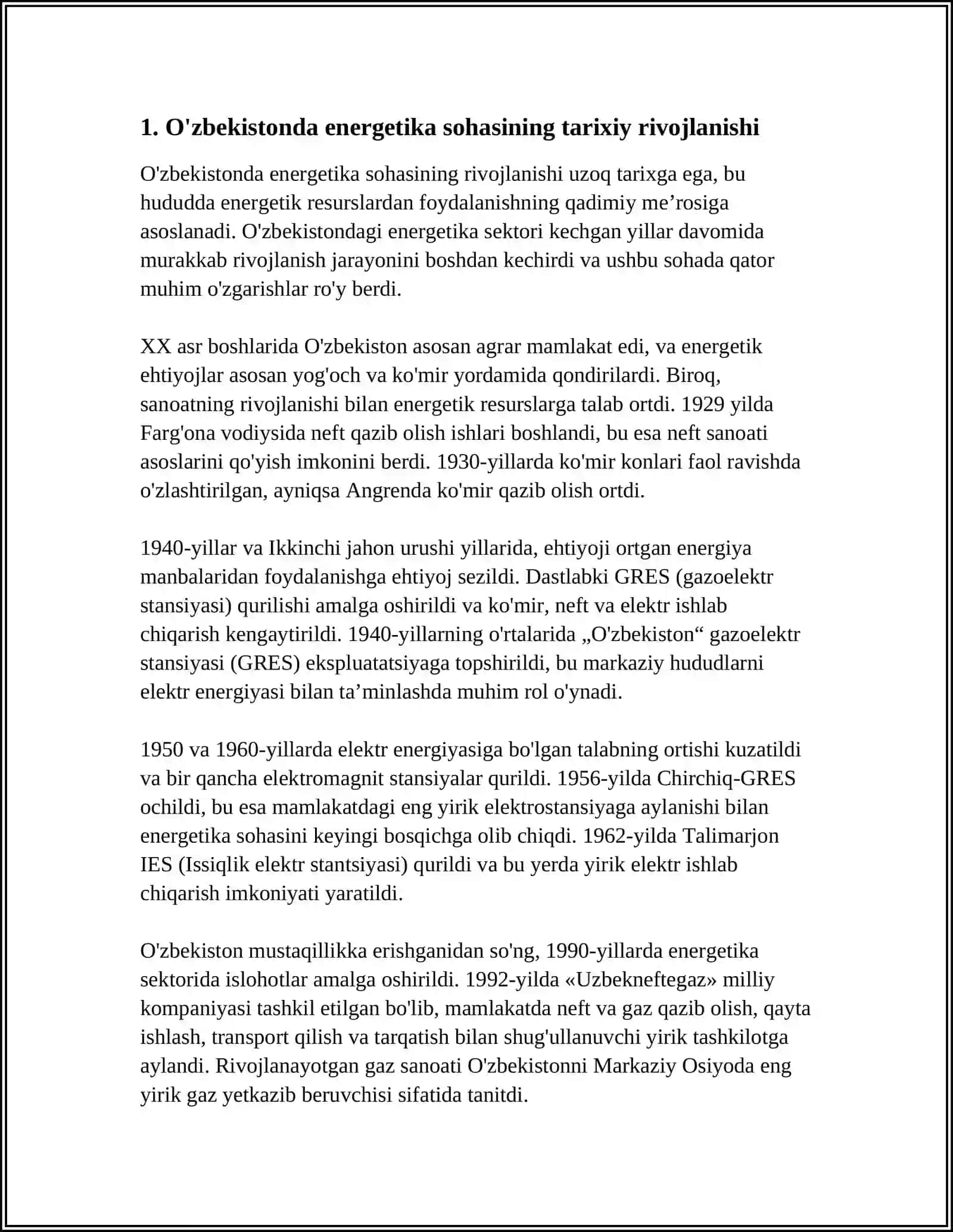 ÒZBEKISTONDA VA JOXONDA ENERGETIKANING RIVOJI 3