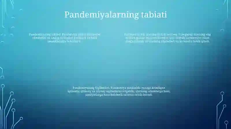Pandemiya- Xxi Asrning Global Muammosi Va Uning Oqibatlari 3