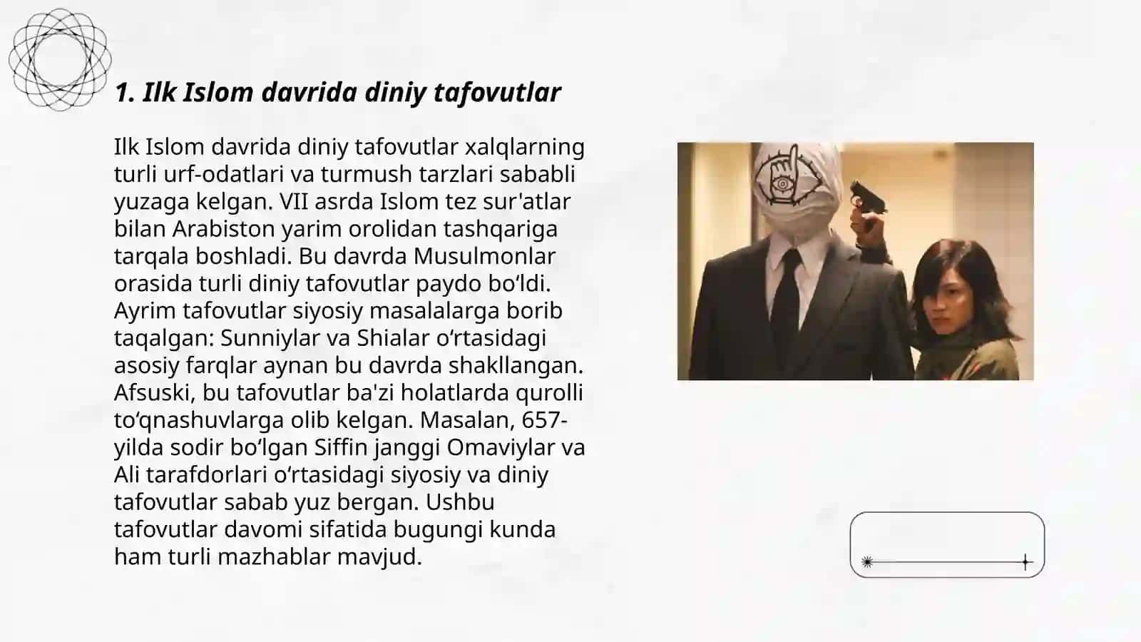 Islomda mazhablarning paydo boʻlishi haqida 3