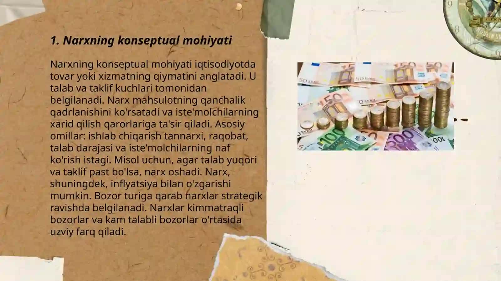 Narxning mohiyati va shakllanish xususiyati 3