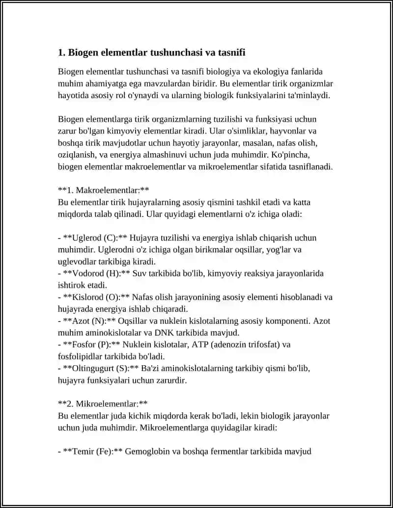 BIOGEN ELEMENTLAR VA ULARNING AHAMIYATI 3