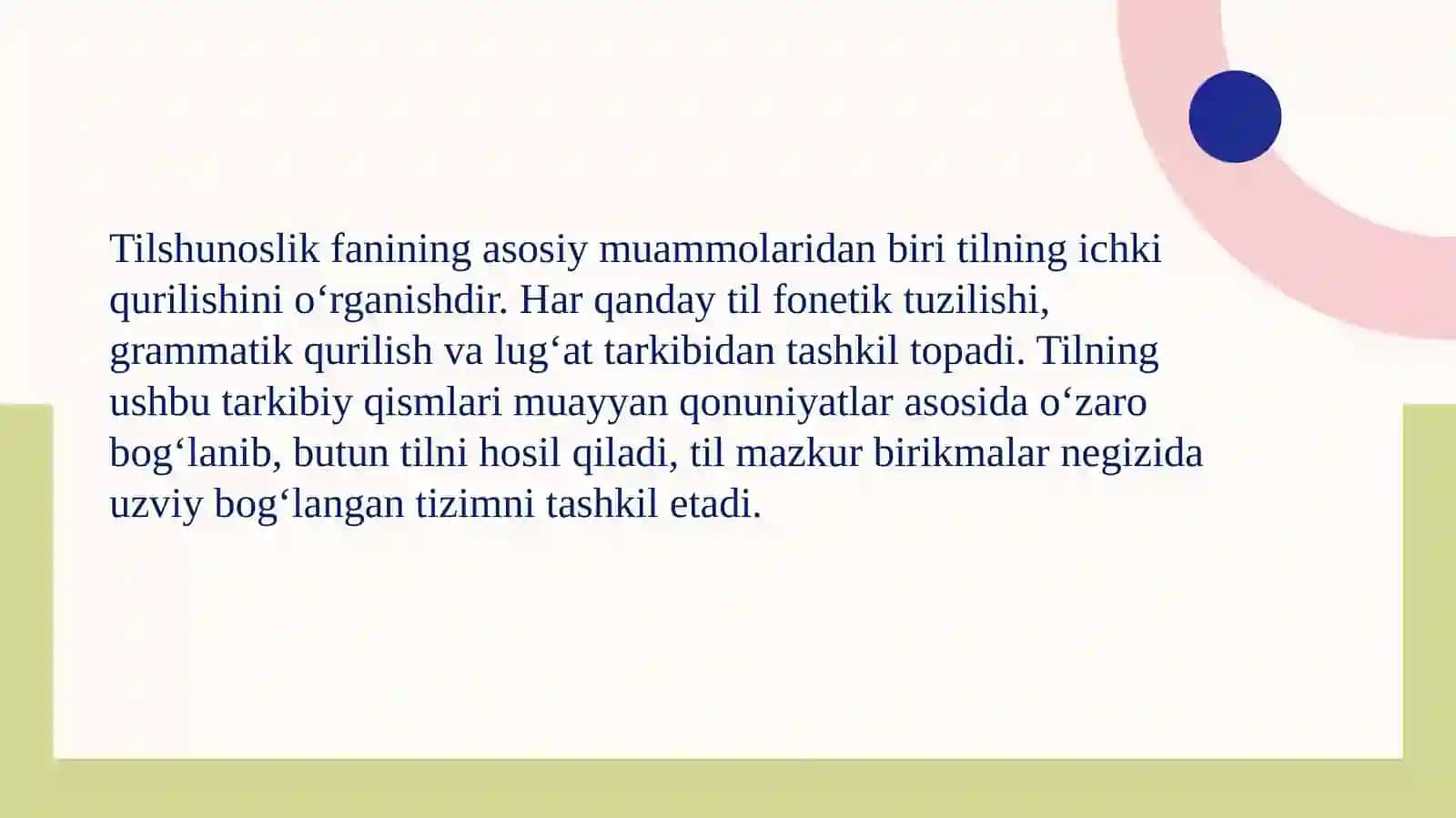 TIL SATHLARI VA SATHLARGA AJRATISH TAMOYILLARI 3