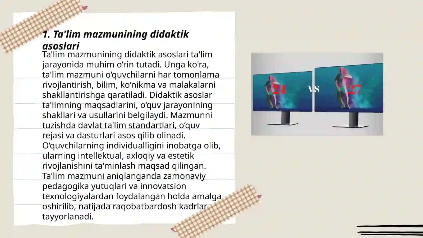 Boshlang'ich ta'lim didaktikasining mazmuni va mohiyati 3