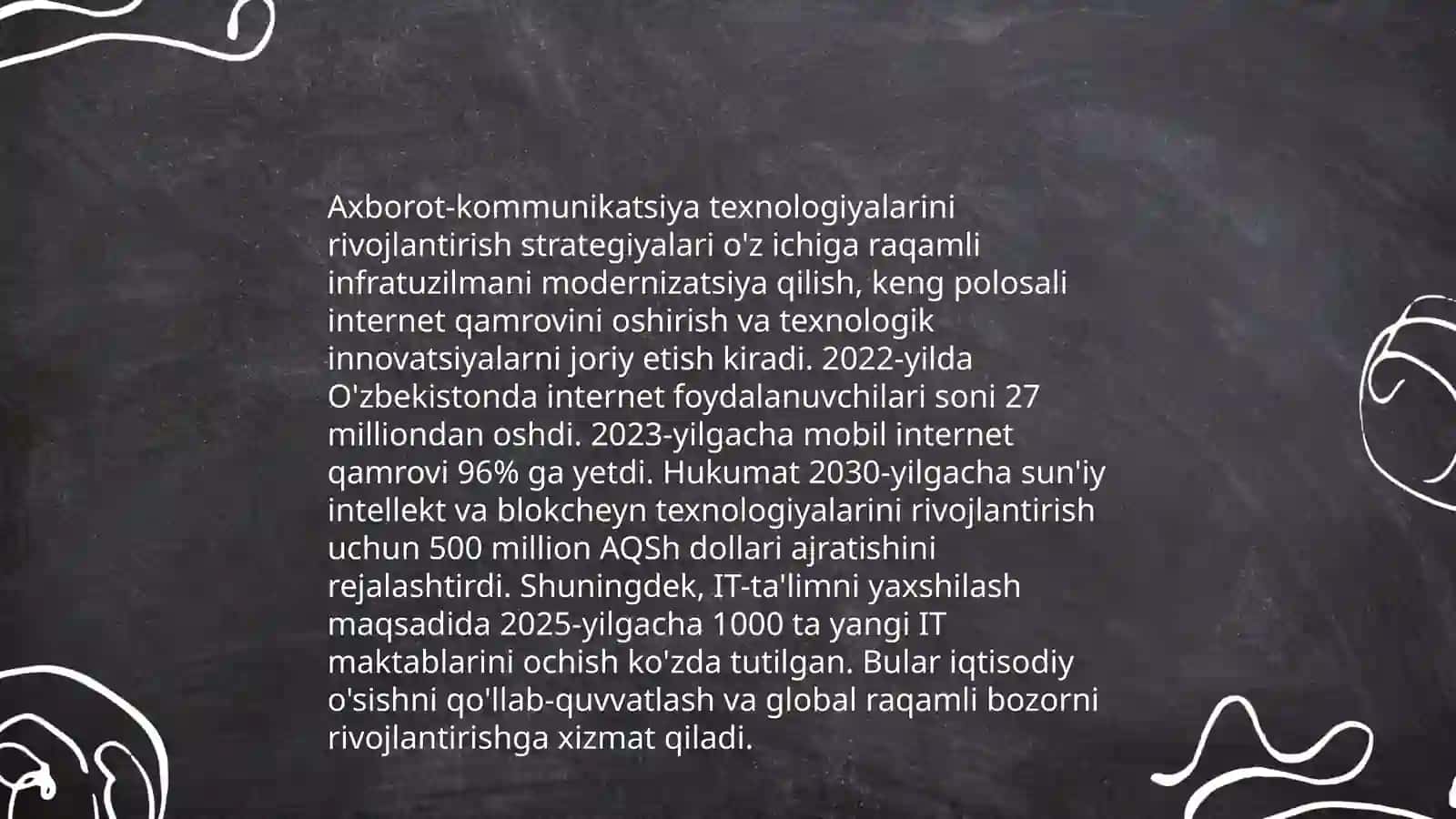 Oʻzbekistonda axborot-kommunikatsiya sohasini rivojlantirishdagi asosiy yoʻnalishlari 3