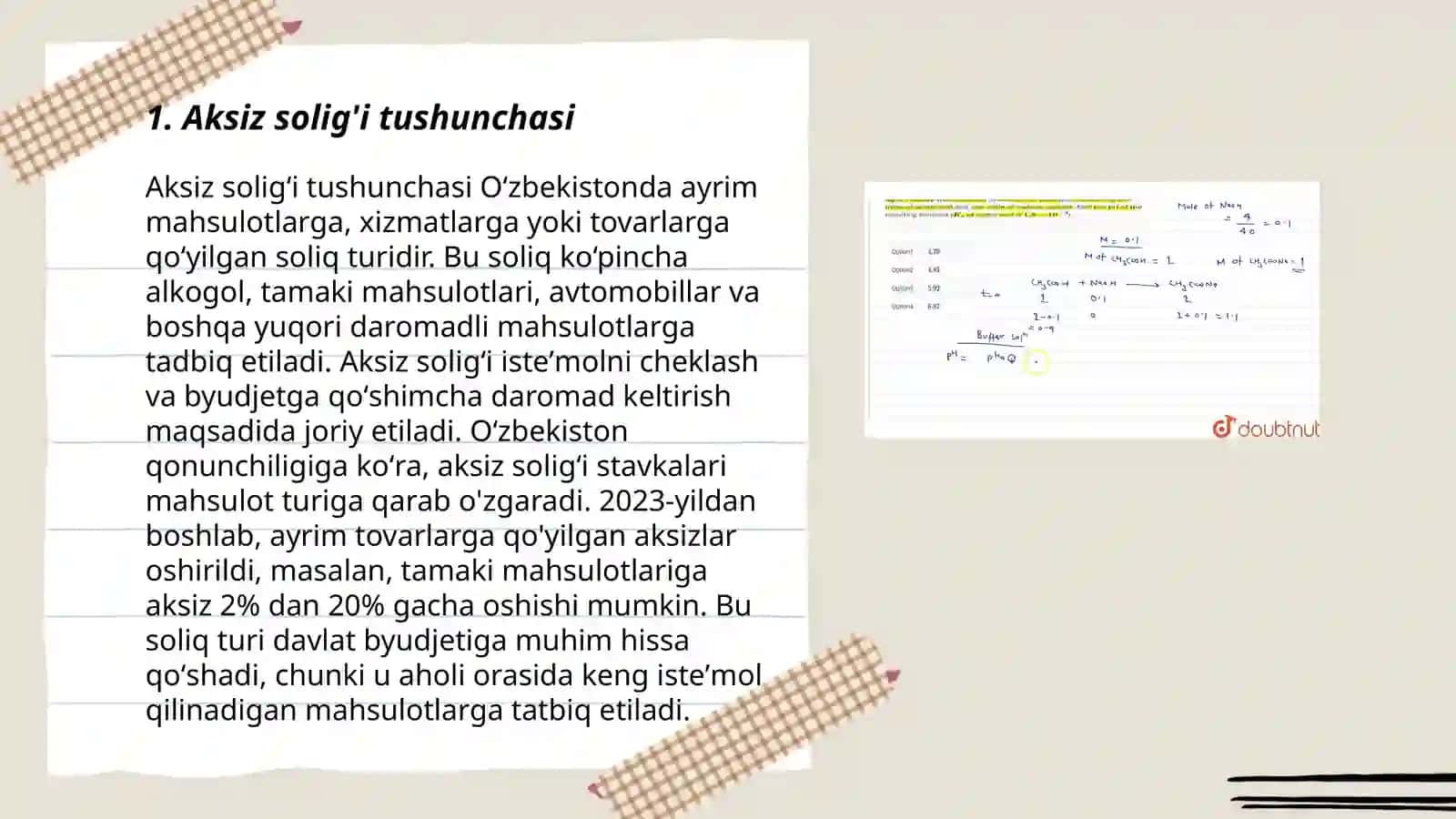Aksiz solig'i to'lovchilari tarkibi va soliq solish ob'ekti 3