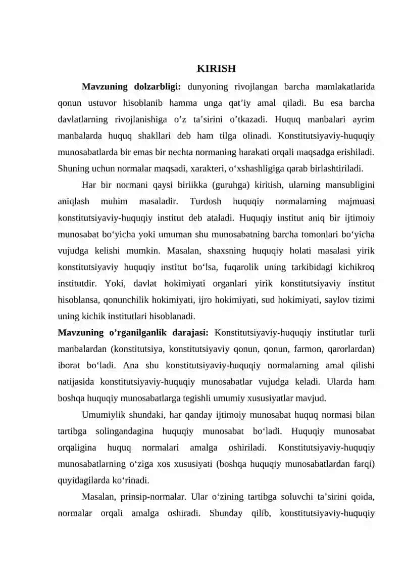 Konstitutsiyaviy-huquqiy munosabatlar va ularning subyektlari 3