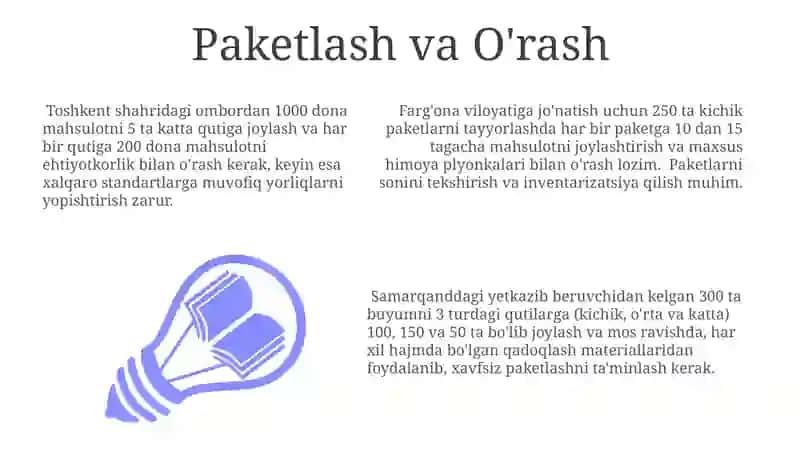 Buyruq va Farmoyish Tayyorlash 3