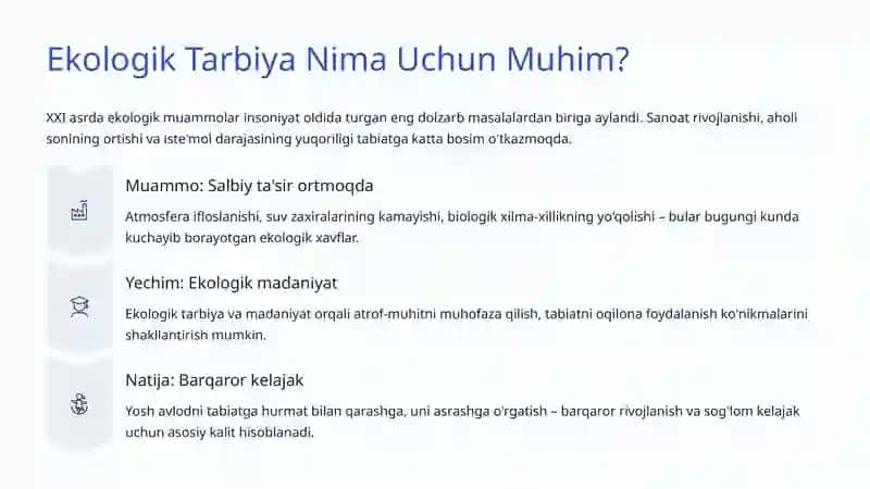 Ekologik Tarbiya 3