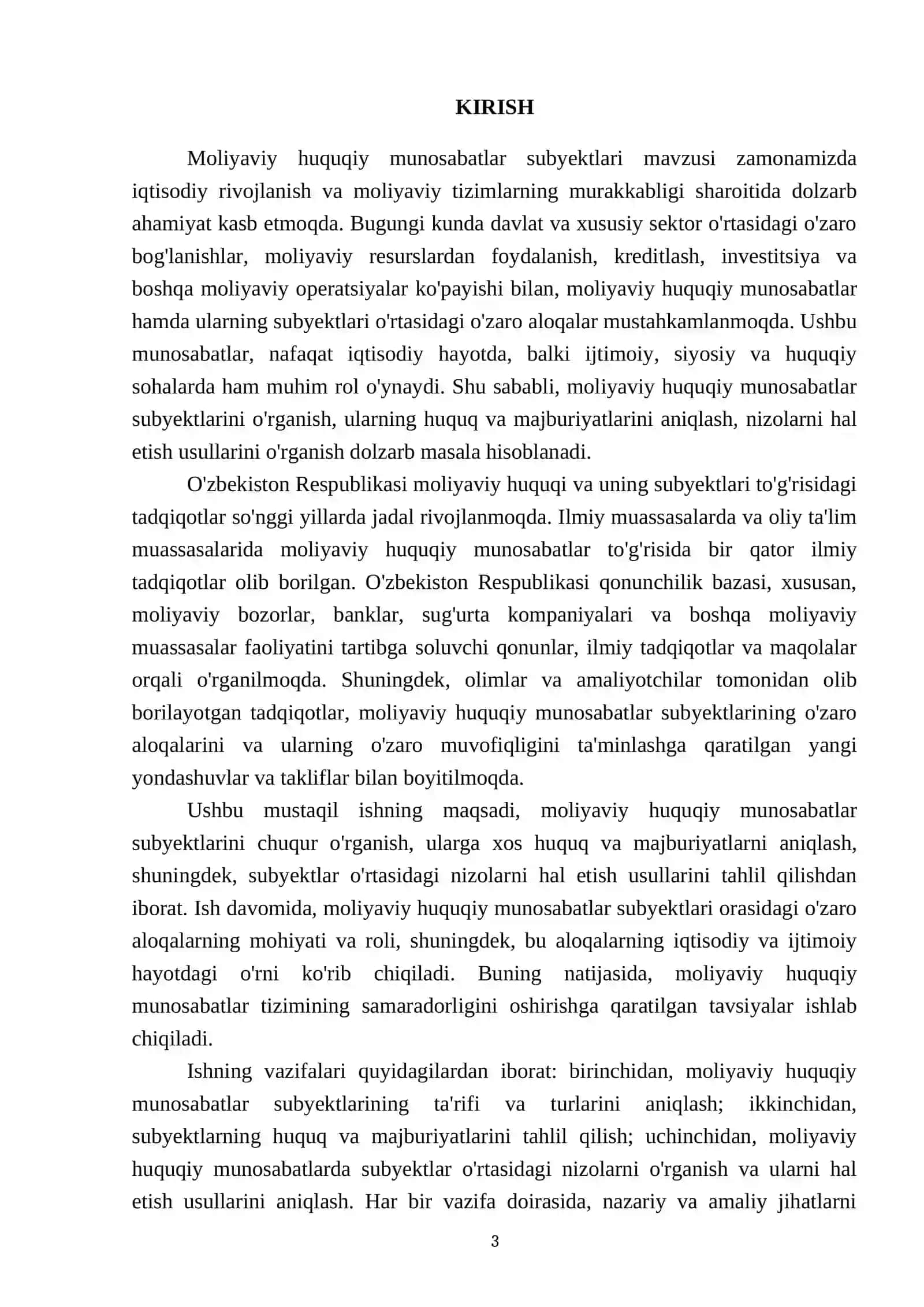 Moliyaviy huquqiy munosabatlar subyektlari 3