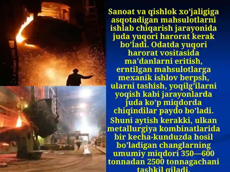 Yiriksanoatkorxonalarichiqindilarininginsonekologikmuhitiniifloslanishi 3