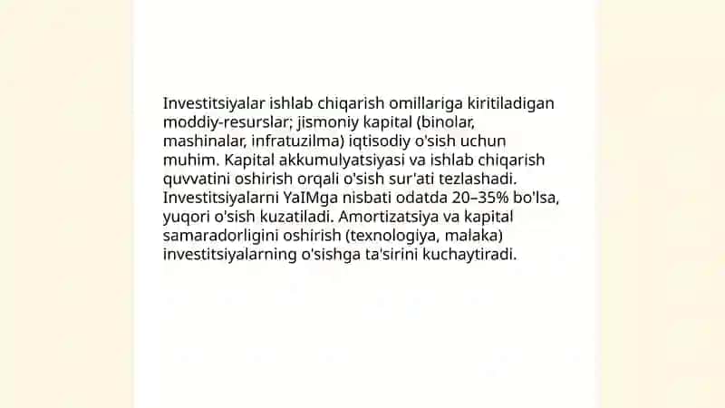 Iqtisodiy òsishga ta'sir qilivchi omillar 3