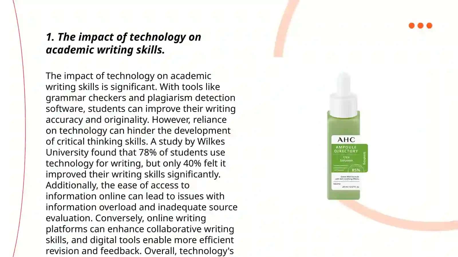 Academic solution writing 3