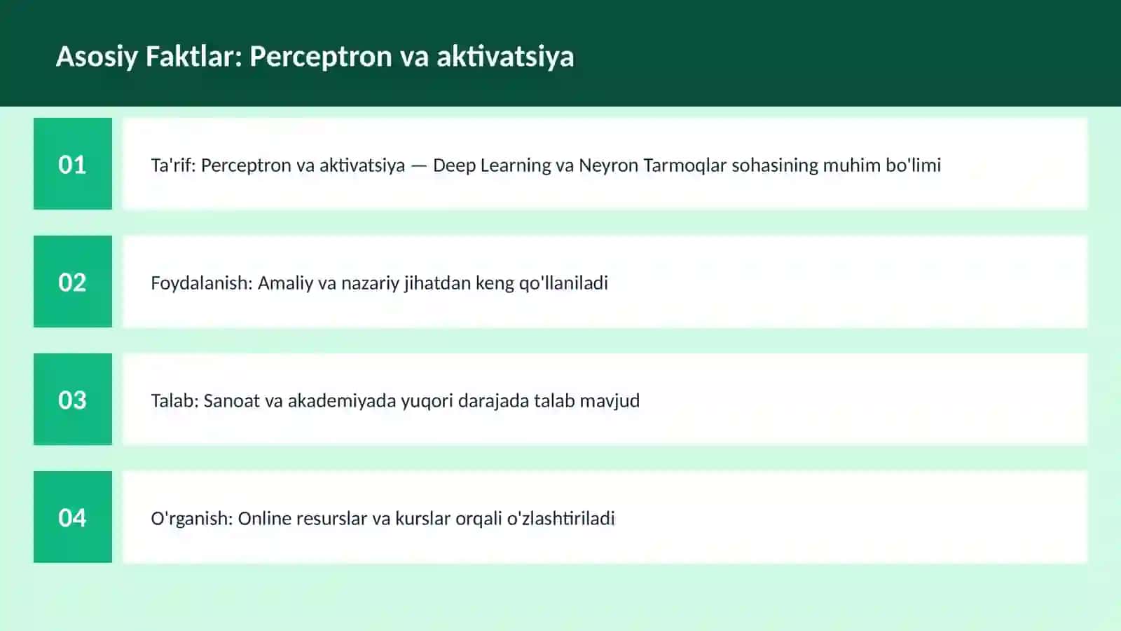 AI | DEEP LEARNING VA NEYRON TARMOQLAR 3