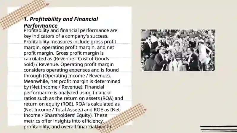 Profitability and Financial Performance 3
