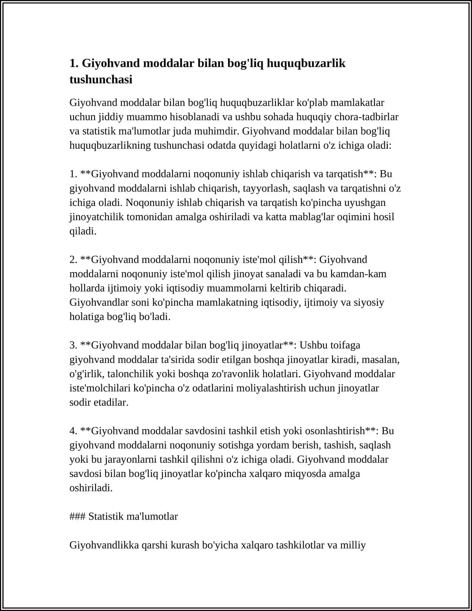 GIYOHVANDLIK BILAN BOG'LIQ XUQUQBUZARLIKLARNI PRAFILAKTIKASINI TASHKIL ETISH 3