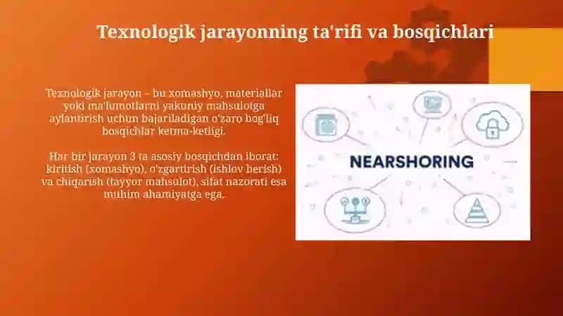 Texnologik jarayon 3