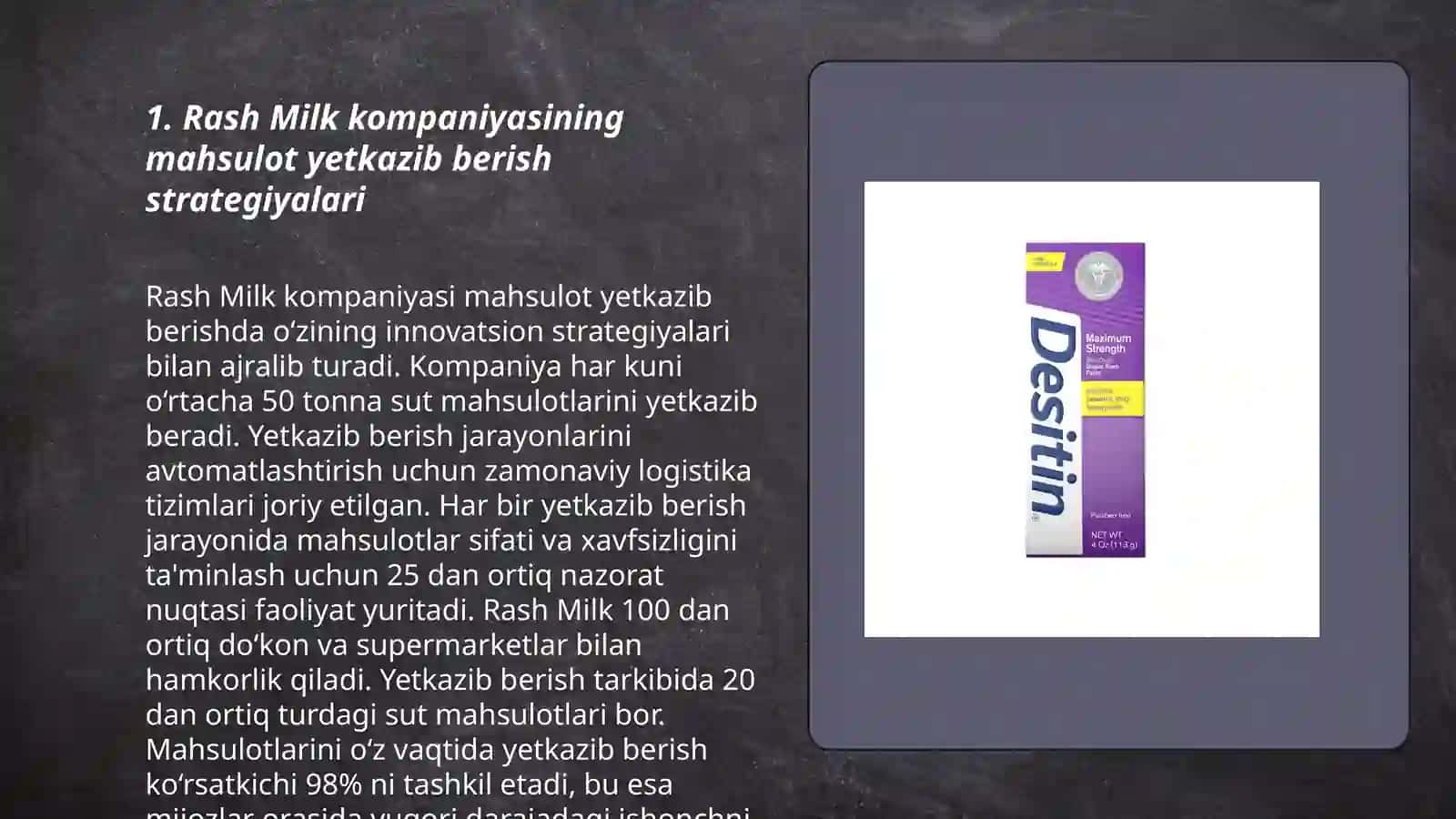 Rash milk kompaniyasi taminot tizimi 3