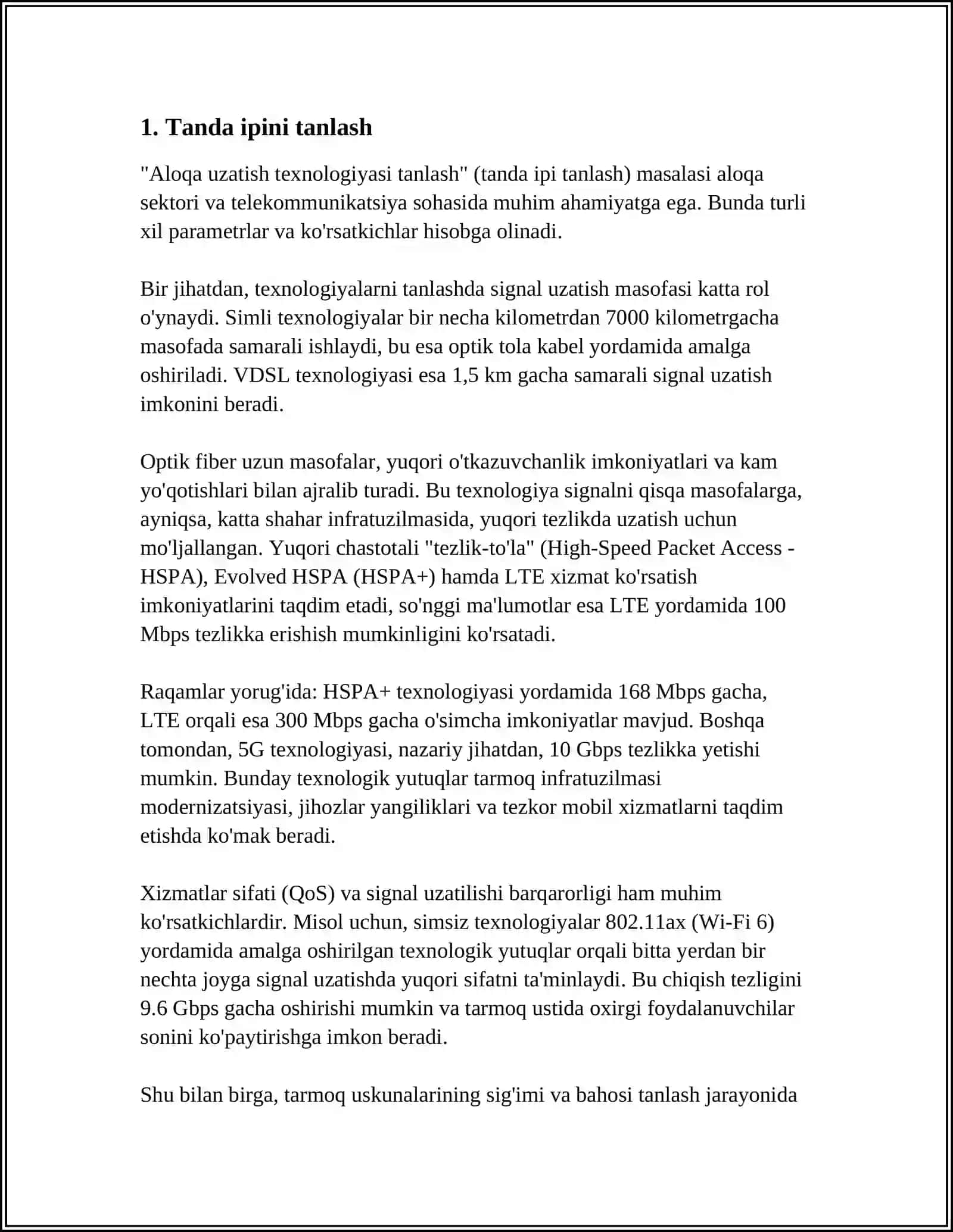 TANDA IPINI UZATISH VA TARANGLASH 3