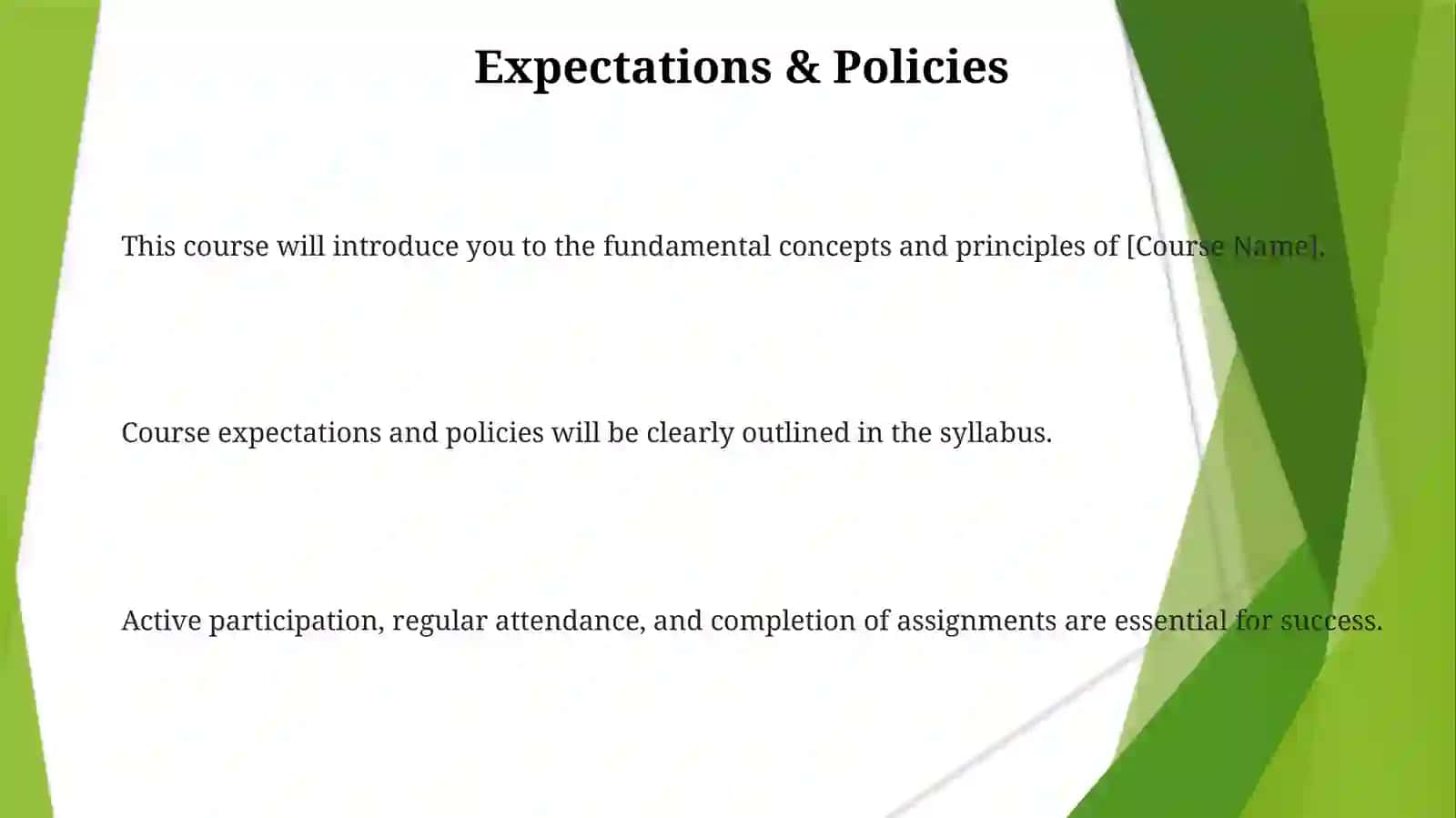 Introduction to the course 3