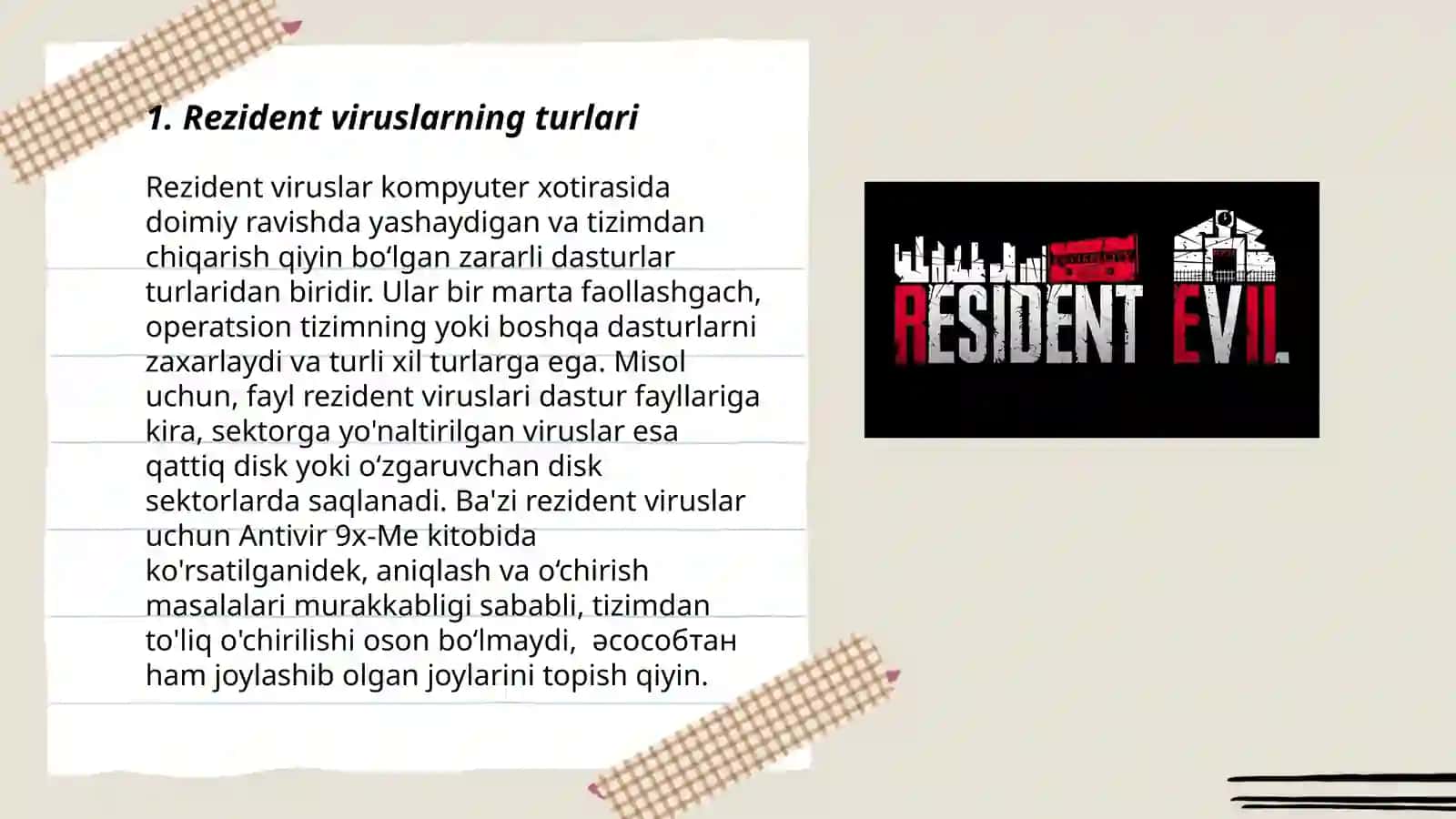 Rezident viruslar 3