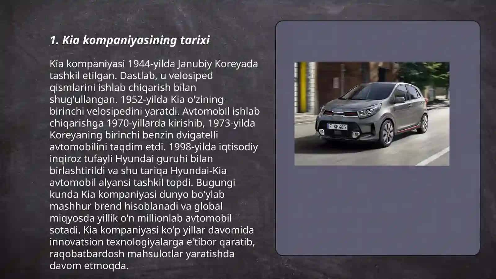 Kia kompaniyasining tarixi 3