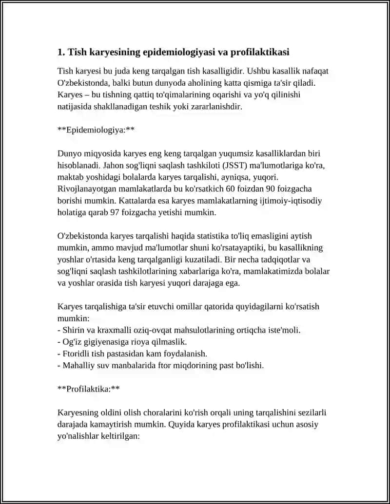 HOZIRGI STOMATOLOGIYANING DOLZARB MUAMMOLARI 3