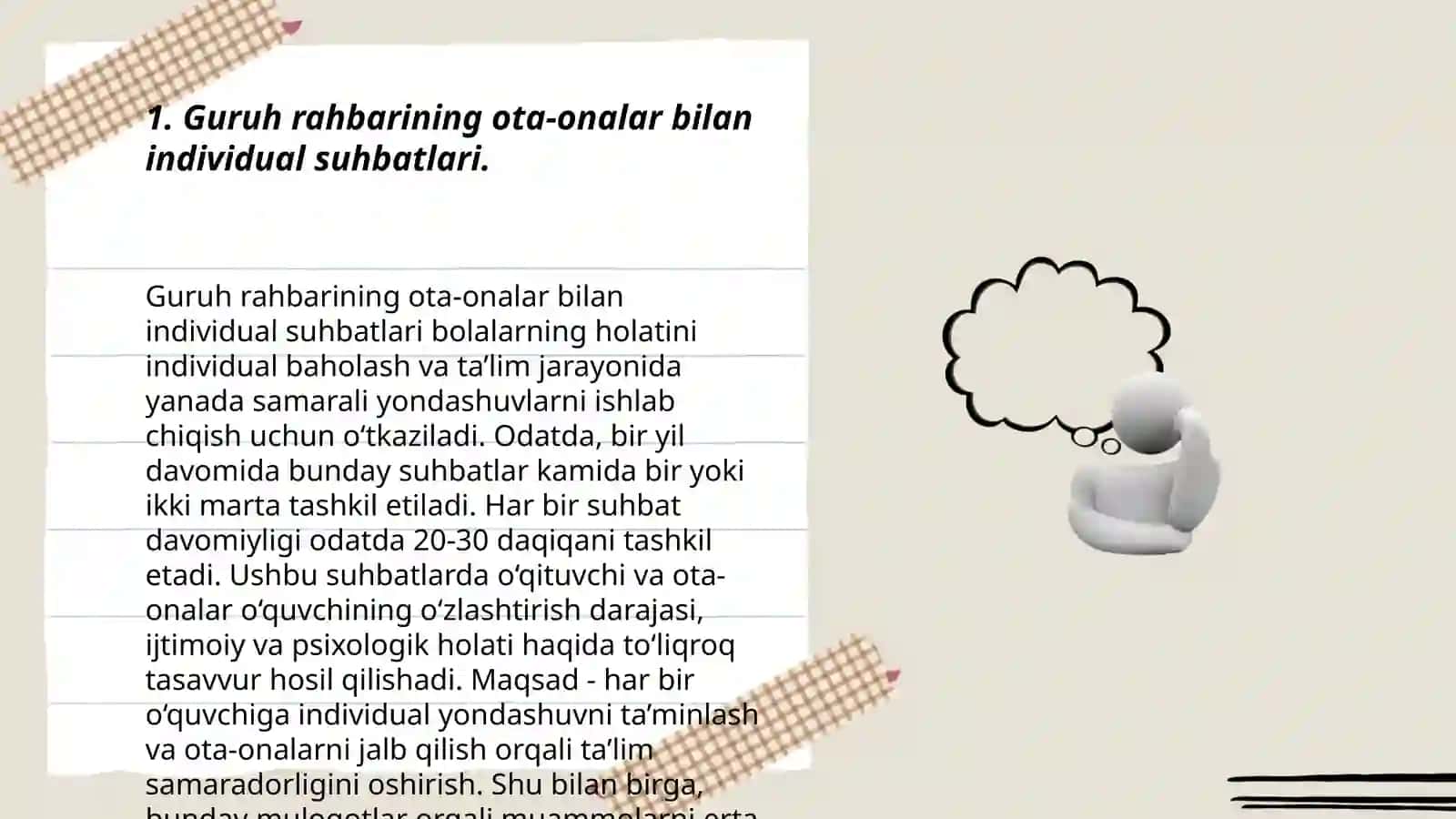 Ota-onalar bilan ish shakllari 3