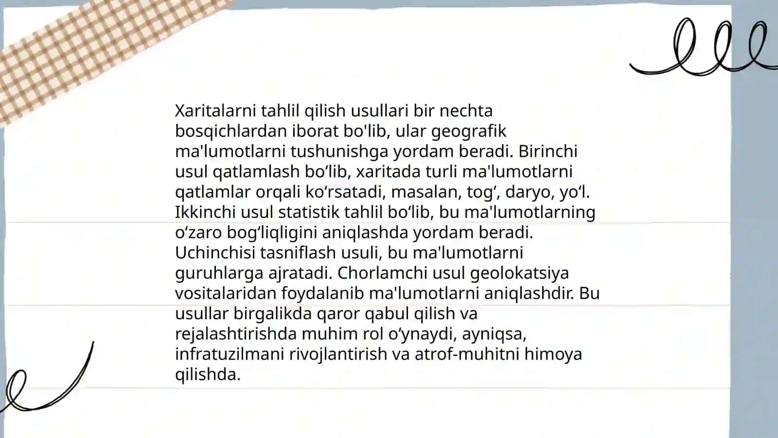 Xaritalarni tahlil qilish usullari 3