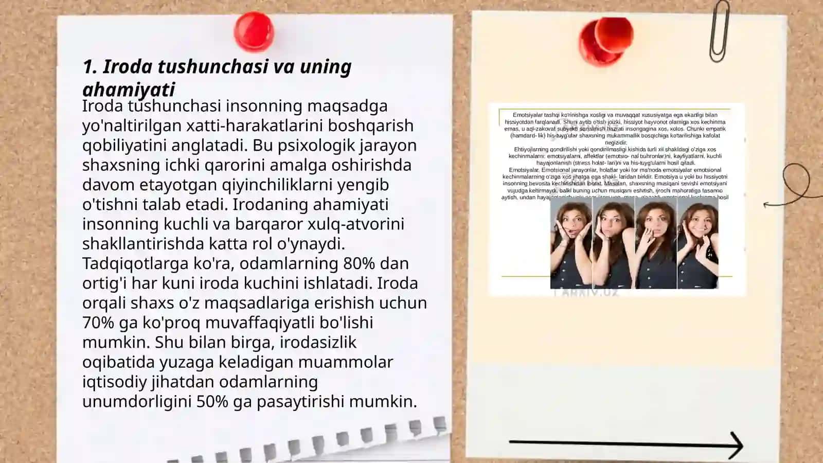 Shaxsning hissiy va irodaviy jihatlari. Iroda psixologiyasi 3