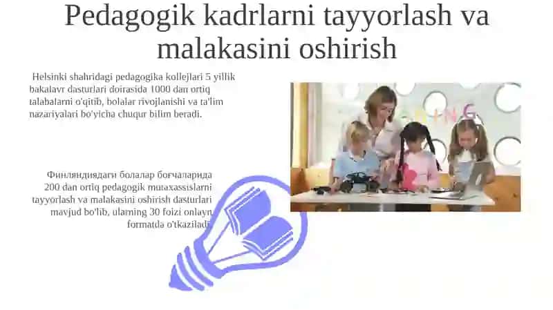 Pedagogik kadrlarni tayyorlash va malakasini oshirish 3