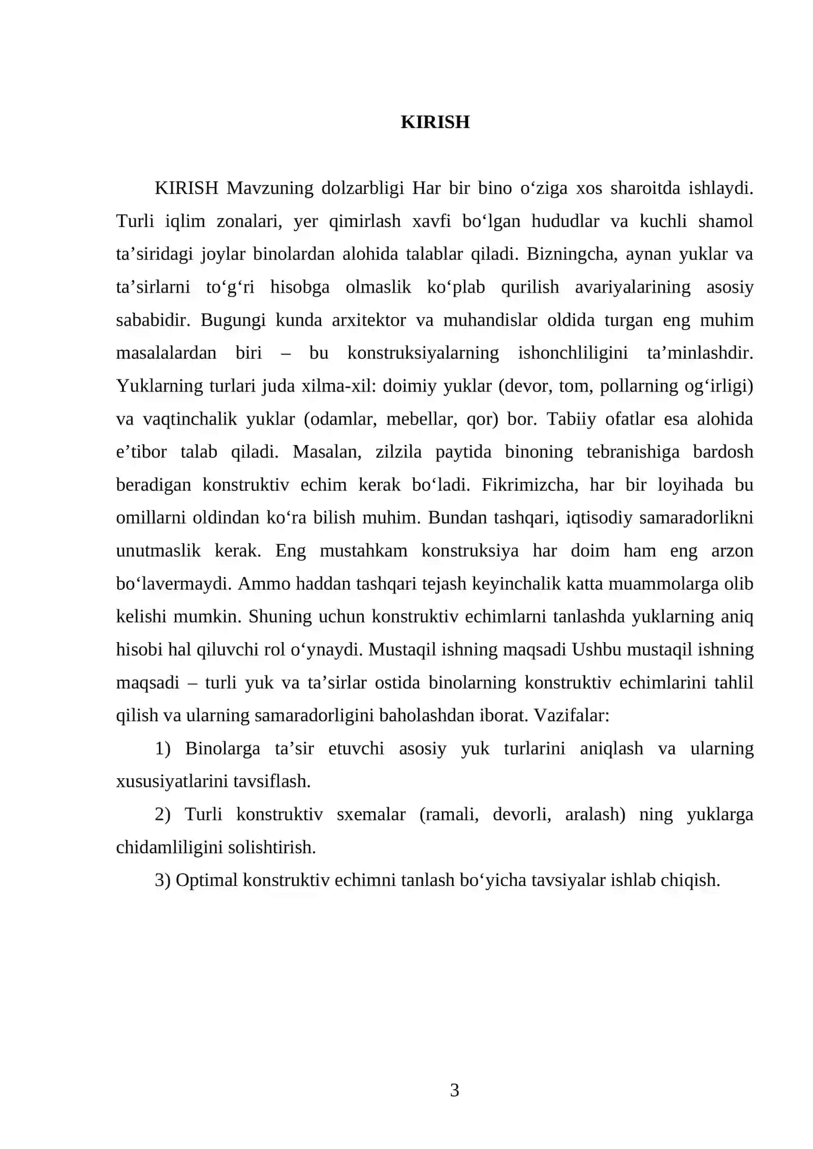 Binolarning konstruksiyalari yuklar va ta`sirlar turli konstruktiv echimlar 3