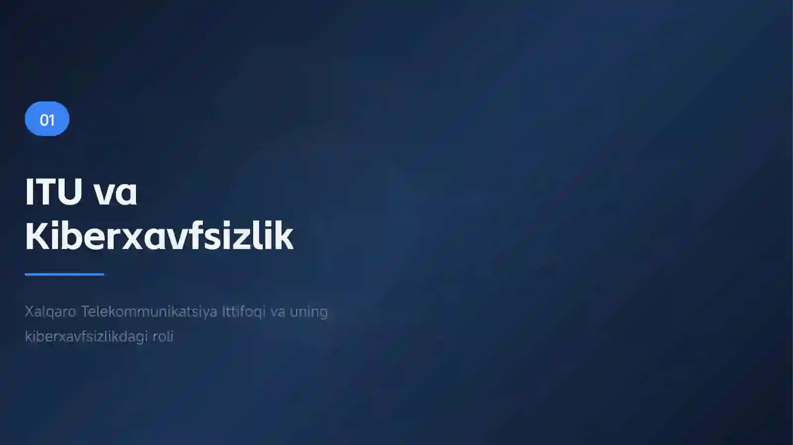 ITU Doirasida Kiberxavfsizlik Siyosatini Amalga Oshirish 3