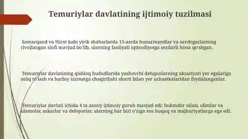 Temuriylar davlati: Asoslari va taraqqiyoti 3