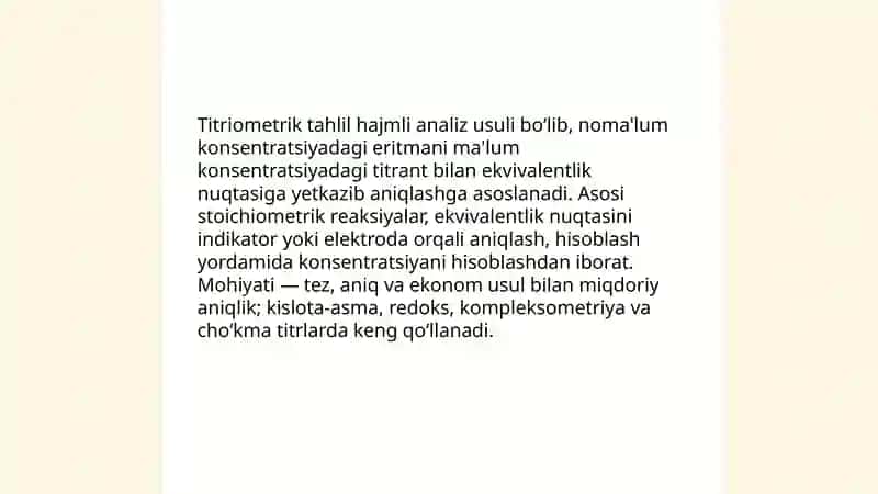 Titriometrik tahlil usullari va mohiyati 3