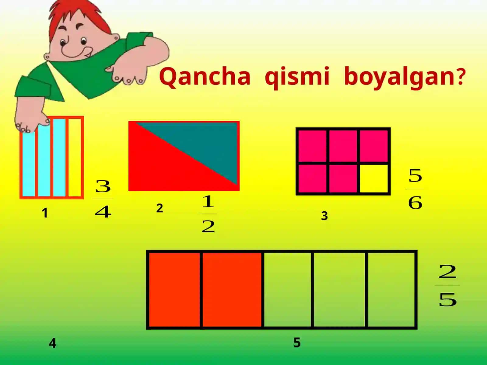 Bir xil maxrajlarni qo’shish va ayirish 3
