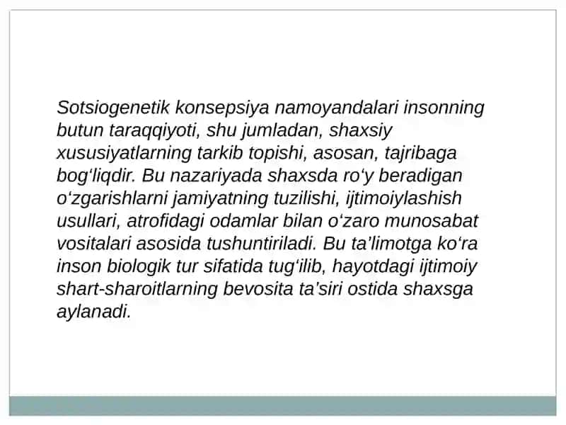 Shaxs shakllanishi gata’siretuvchi omillar 3