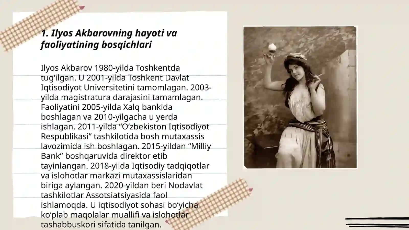 Ilyos Akbarov va Yelena Romanovskaya faoliyati 3