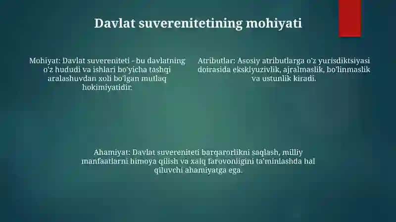 Davlat Suvereniteti Tushunchasi Va Mohiyati 3