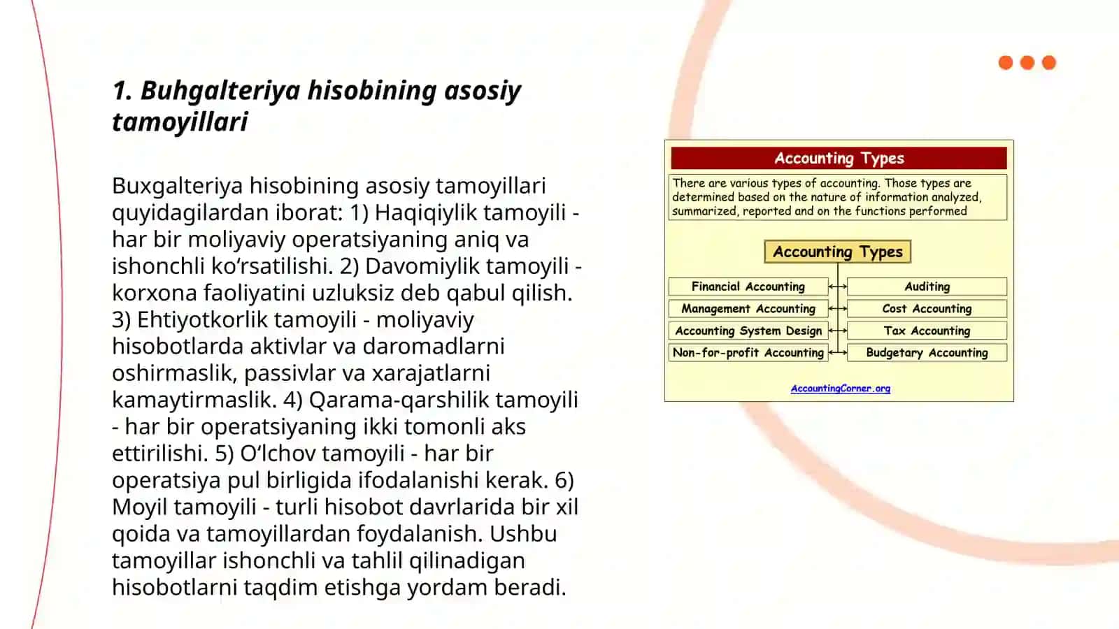 Buhgalteriya hisobini etish tamoyillari 3