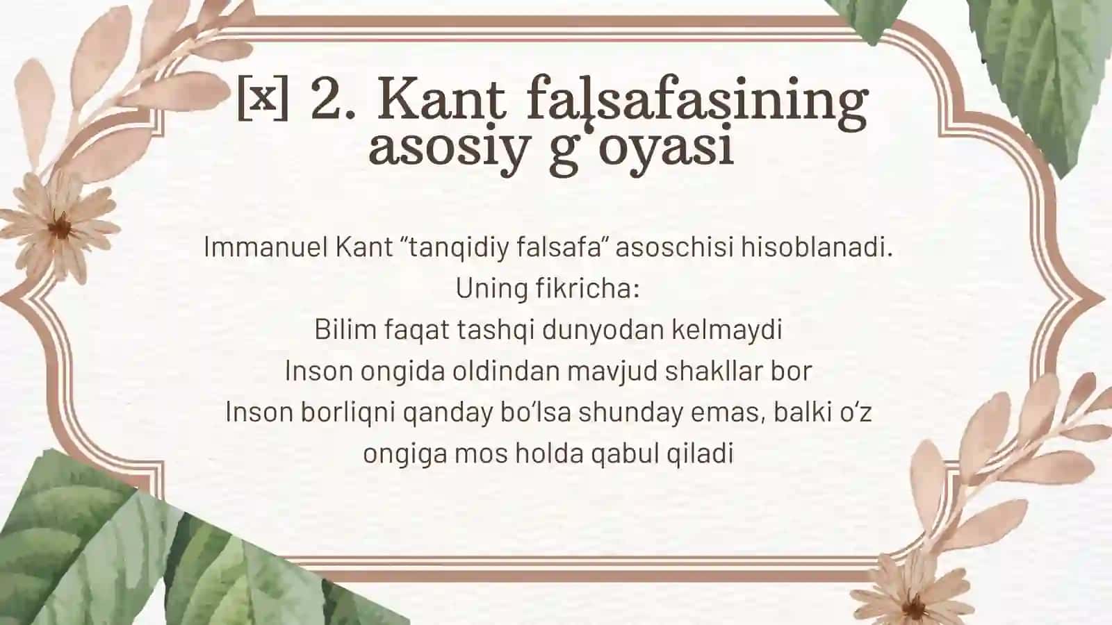 Gnoseologiya haqida umumiy tushuncha 3