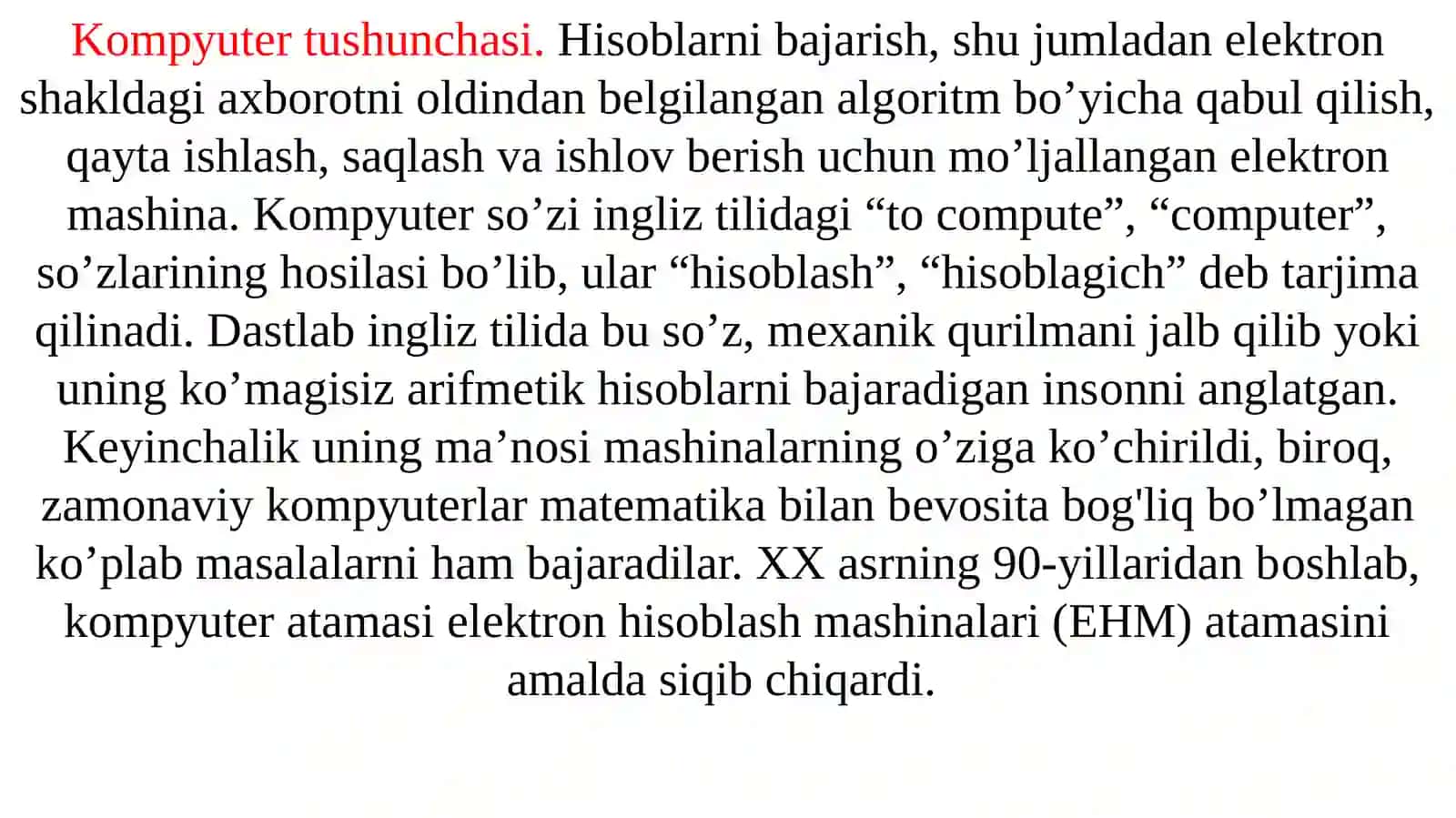 SHAXSIY KOMPYUTERLARNING TUZILISHI 3