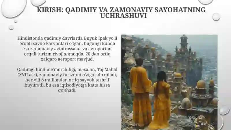 Hindiston turizmi qadimgi va hozirgi davr bogʻliqligi 3